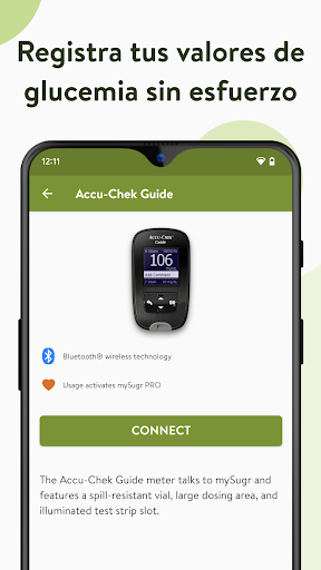 Captura de pantalla de mySugr - Diario para diabetes