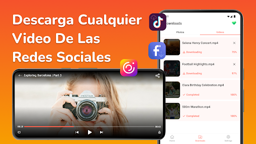 Captura de pantalla de Descargador de videos