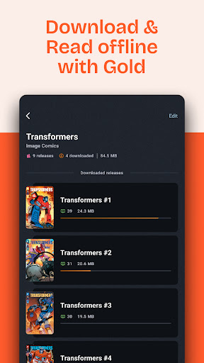 Captura de pantalla de GlobalComix: Lee cómics online