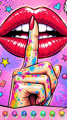 Captura de pantalla de Meme Color By Number Game
