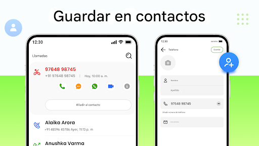 Captura de pantalla de Marcador telefónico