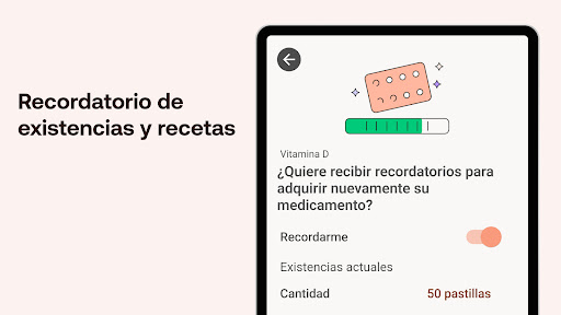 Captura de pantalla de MyTherapy Alerta Medicamentos