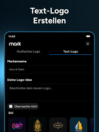 AI Logo Generator - Mark Screenshot