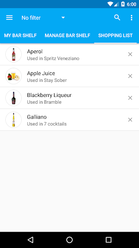 My Cocktail Bar Pro screenshot