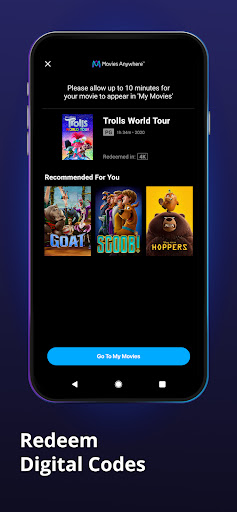 Captura de pantalla de Movies Anywhere