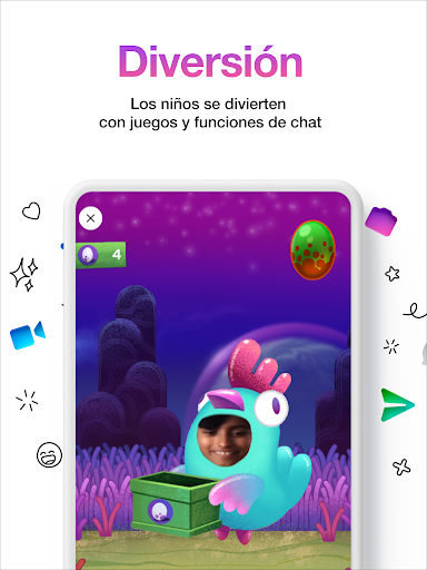 Captura de pantalla de Messenger Kids – La app de men