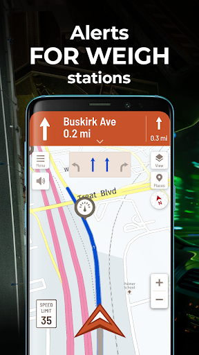 Captura de pantalla de Hammer: Truck GPS & Maps