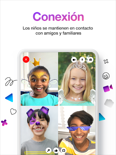 Captura de pantalla de Messenger Kids – La app de men