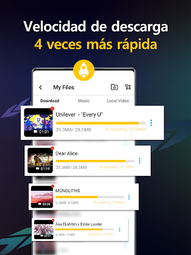 Captura de pantalla de Descargador de vídeos HD