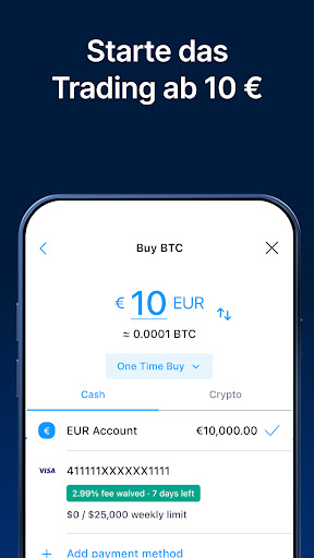 Crypto.com - Kaufe BTC ETH CRO Screenshot