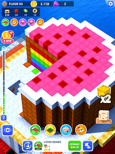 Captura de pantalla de Tower Craft－Juego de construir