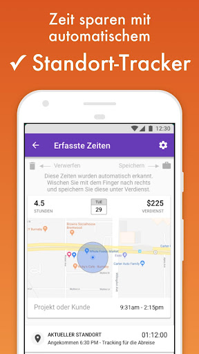 TSQ Arbeitszeiterfassung Screenshot
