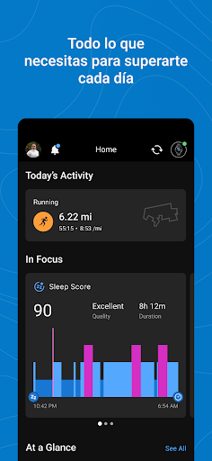 Captura de pantalla de Garmin Connect™