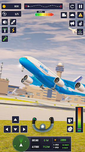 Captura de pantalla de Simulador de vuelo juego avión