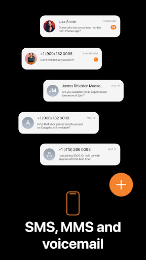 Captura de pantalla de Phoner: Second Phone Number