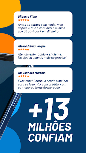 Captura de pantalla de RecargaPay: Pix Cartão e Conta