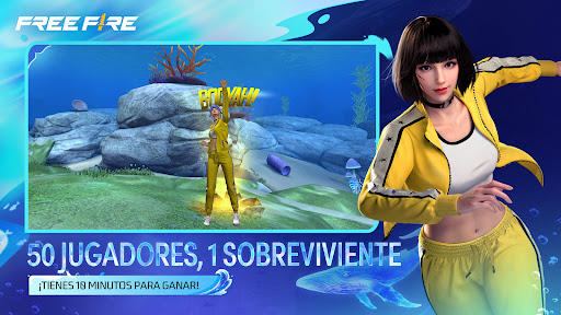 Captura de pantalla de Free Fire: Ecos del océano