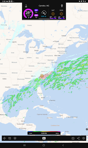Captura de pantalla de MyRadar Weather Radar Pro