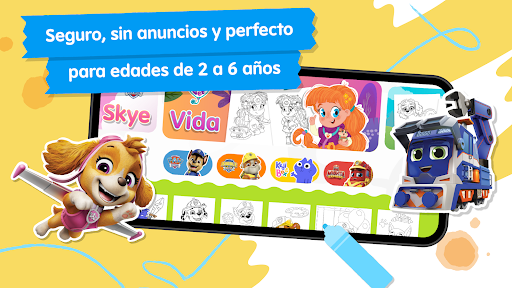 Captura de pantalla de Crayon Club: Pintar PAW Patrol