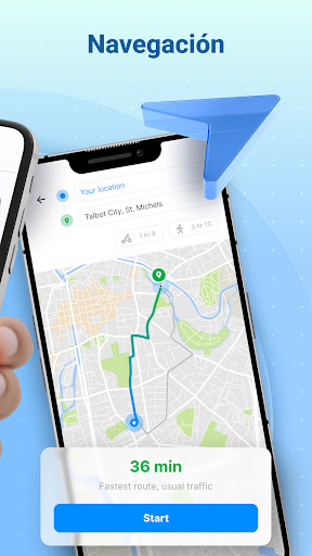 Captura de pantalla de Mapas sin conexión