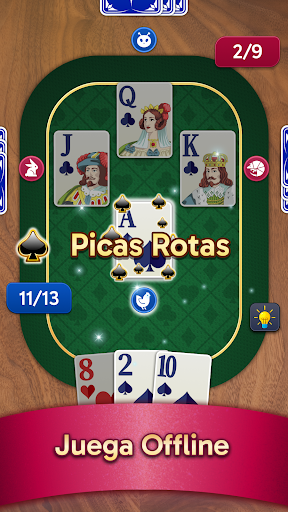 Captura de pantalla de Spades Stars- Juego de picas