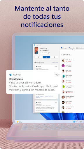 Captura de pantalla de Enlace a Windows