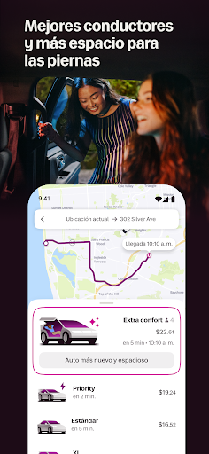Captura de pantalla de Lyft