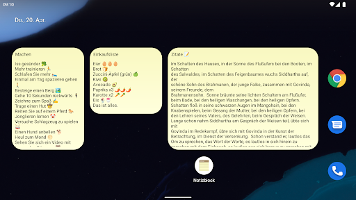 Notepad - einfache Notizen Screenshot