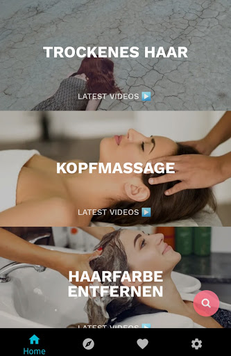 Haarpflege App Deutsch Screenshot