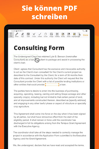 pdfFiller: PDF-Editor Screenshot
