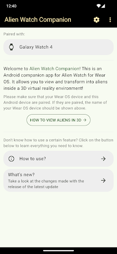 Captura de pantalla de Alien Watch