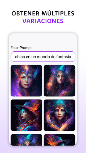 Captura de pantalla de Generador de arte con IA