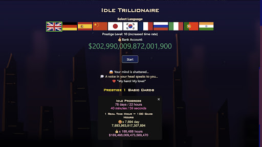 Captura de pantalla de Idle Trillionaire: Money Game