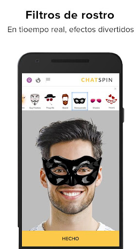 Captura de pantalla de Chatspin: Chat video Al Azar