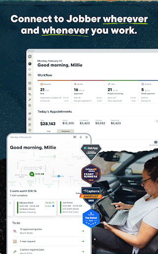 Captura de pantalla de Jobber: Field Service Software