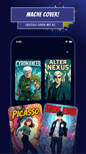 ArcStory - KI-Comic-Generator Screenshot