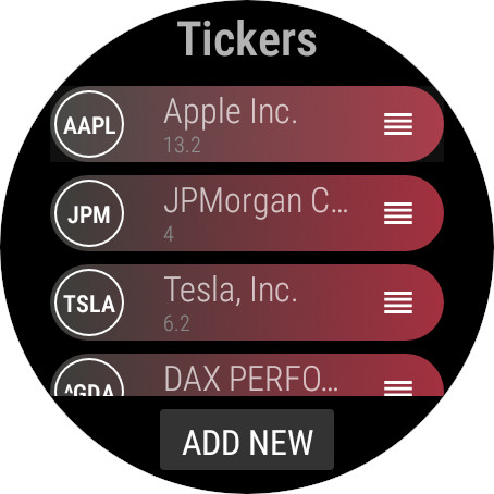 Captura de pantalla de StockTiles - Prices & Charts