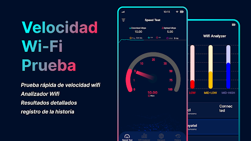 Captura de pantalla de Test de velocidad de internet