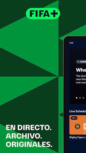 Captura de pantalla de FIFA+ | App de fútbol en vivo