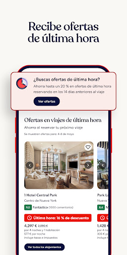 Captura de pantalla de Hoteles.com: ¡hoteles y más!