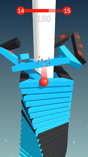 Captura de pantalla de Stack Ball - Choque en Picado