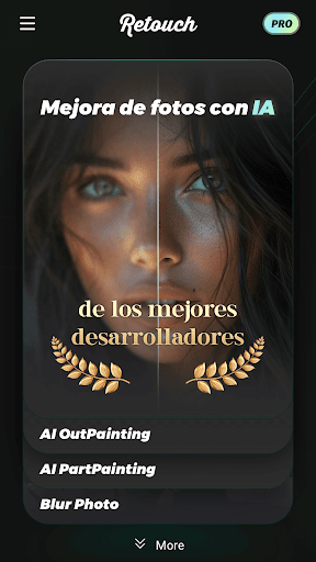 Captura de pantalla de Retouch - Quitar objetos AI