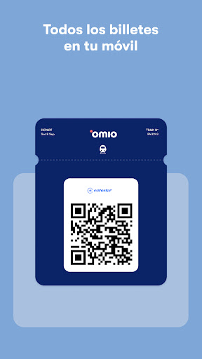 Captura de pantalla de Omio: Reserva tren, bus, vuelo
