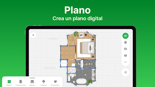 Captura de pantalla de Planner 5D: IA Diseño de Casas