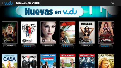 Captura de pantalla de VUDU - Películas HDX