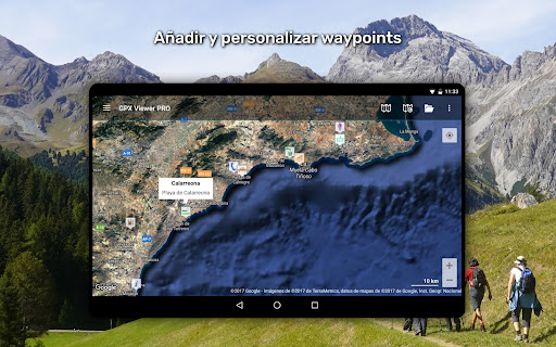Captura de pantalla de GPX Viewer PRO: caminar y bici