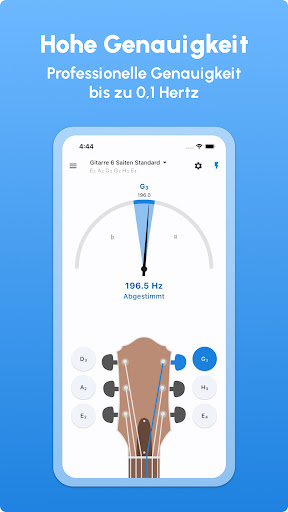 Gitarre Stimmgerät - LikeTones Screenshot