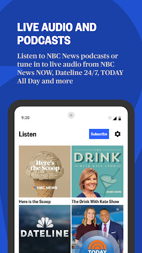 Captura de pantalla de NBC News: Breaking News & Live