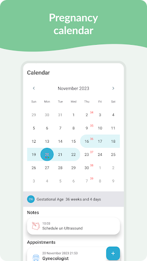 Pregnancy Tracker & Day by Day screenshot