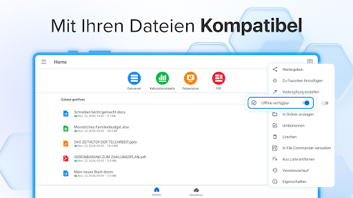 MobiOffice: Word, Sheets, PDF Screenshot